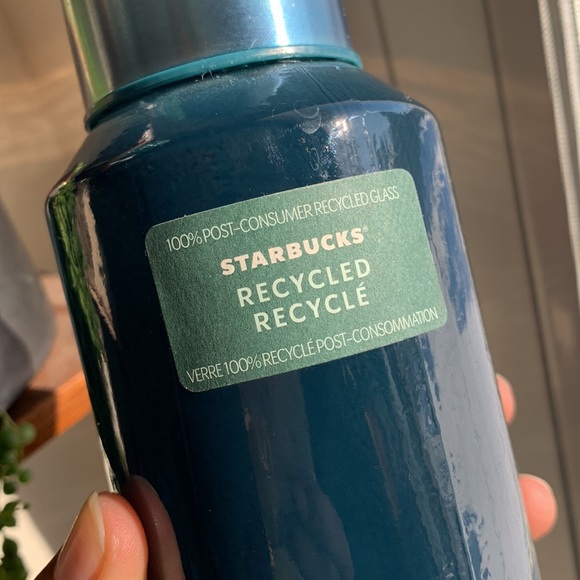 Starbucks 100% recycled glass bottle NWOT - Picture 3 of 4